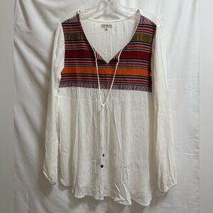 Earthbound Cream Textured Blouse